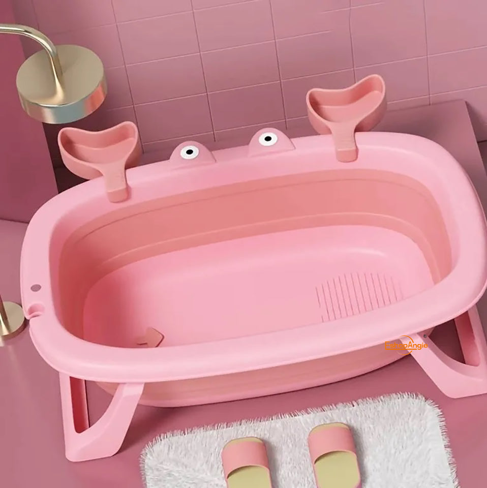 Tina Bañera Plegable Para Bebé – Diseño Seguro y Divertido