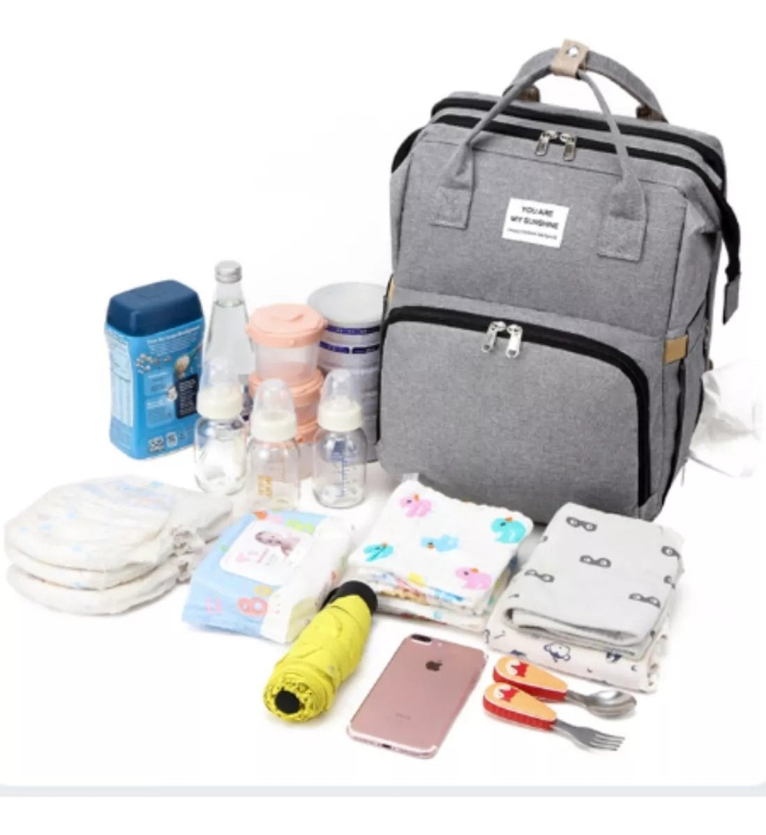 Mochila De Pañales – Gran Capacidad Y Organización Para Mamás En Movimiento