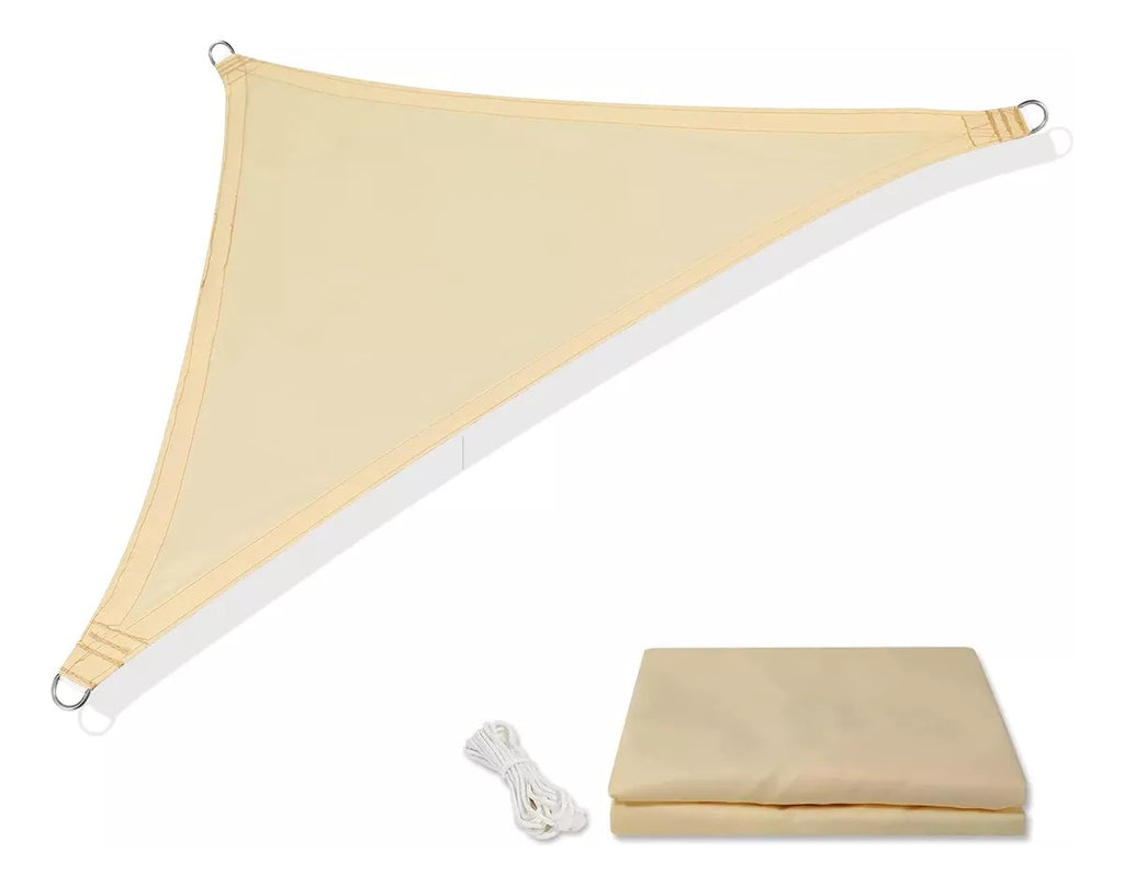 Carpa Toldo Vela Triangular 3x3x3 – Impermeable y Protección UV