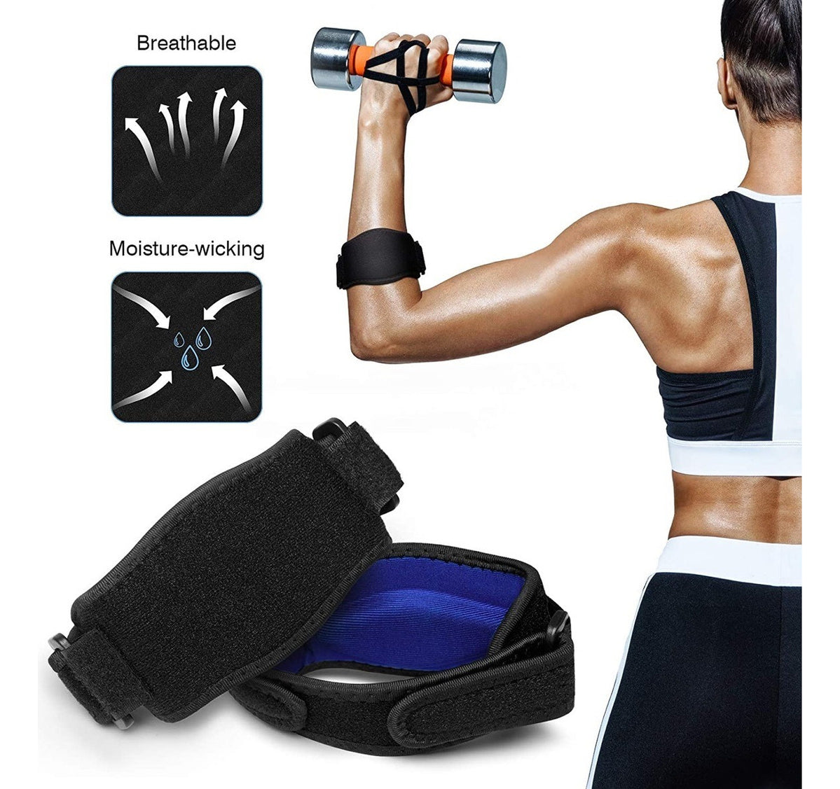 Rozenberg Soporte Codo Para Epicondilitis Y Tendinitis – Alivio Efectivo Con Compresa Termoterapéutica