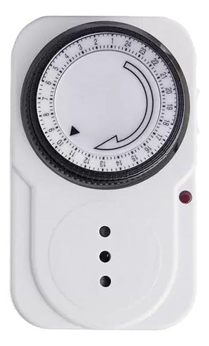 Temporizador Timer Analógico 24 Horas – Control de Tiempo Preciso