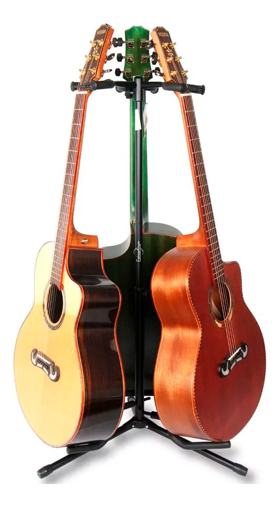 Atril Triple Soporte – Organización y Protección Para Instrumentos De Cuerda