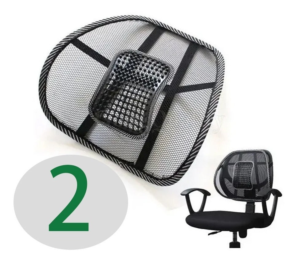 Repaldo Pack 2 Sillas de Oficina – Acomodamiento Ergonómico para Mejorar la Postura