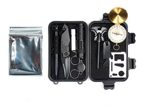 Kit Herramientas De Supervivencia Camping 10 En 1 – Ideal Para Aventuras Al Aire Libre
