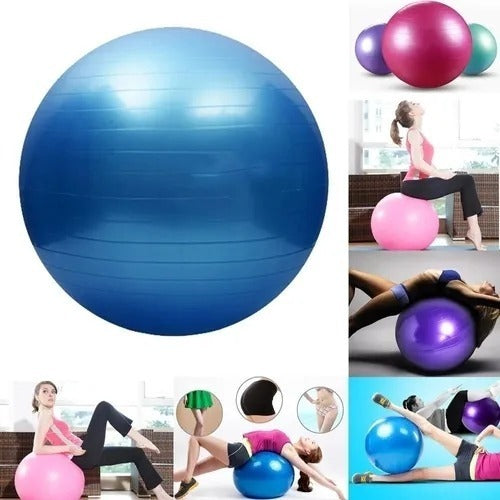 Fitball Pelota Balon Pilates 65cm – Gran Resistencia Hasta 300 KG