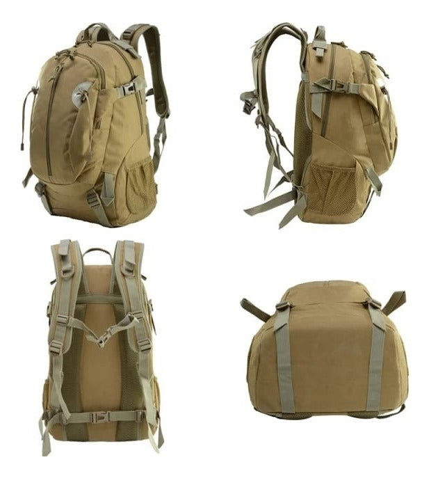 Táctica Outdoor Mochila Militar Oxford 45 Lts – Versatilidad y Comodidad para Aventuras