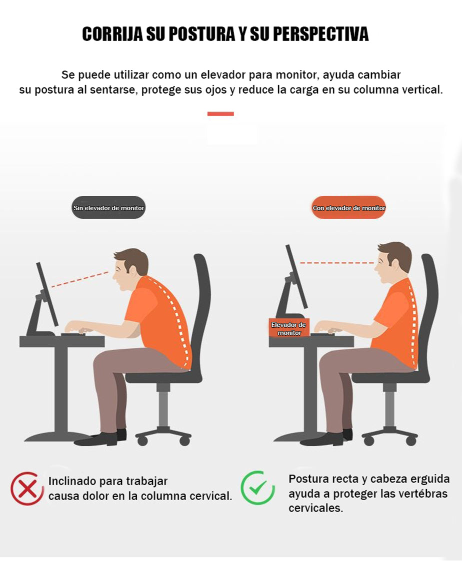 Base Soporte De Monitor – Ergonomía Superior Para Mayor Productividad