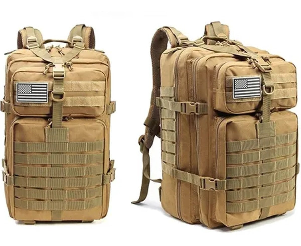Táctica Outdoor Mochila Militar Oxford 45 Lts – Versatilidad y Comodidad para Aventuras