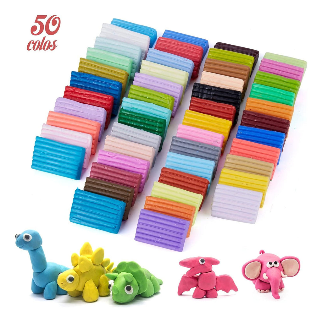 TECHVIDA Kit De Arcilla Polimérica 32 Colores – Experiencia Creativa Excepcional