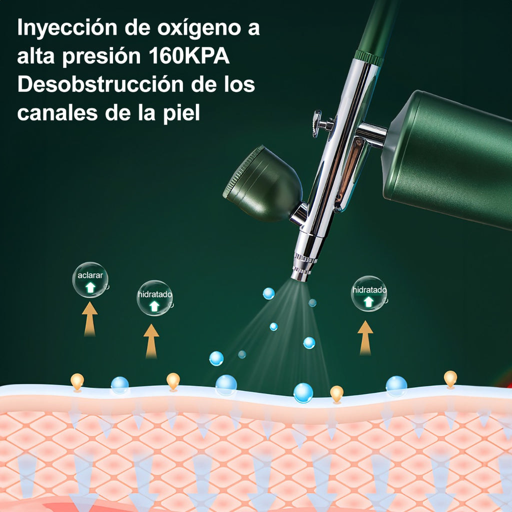 AerógrafoPro Kit De Aerógrafo Profesional Recargable – Portátil y Preciso