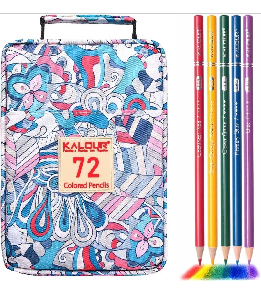 Juego De 72 Lapices De Colores Acuarela – Colores Vibrantes Para Creatividad