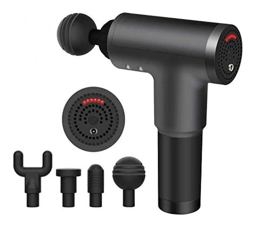 SaludPro Pistola Masajeador Muscular Facial – Alivio Efectivo del Dolor Muscular