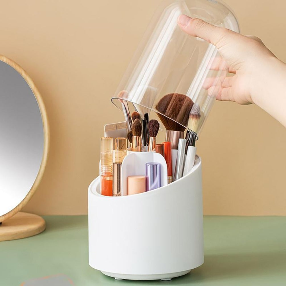 Organizador 360 Giratorio – Organización Eficiente Para Brochas y Lápices Cosméticos