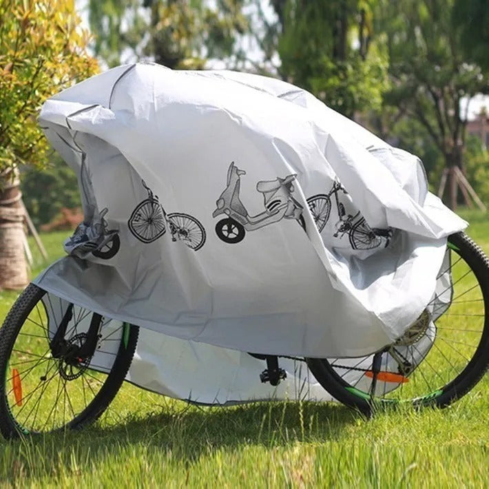 Carpa Funda Lona Cubre Moto Bicicleta – Máxima Protección Contra Climas Adversos