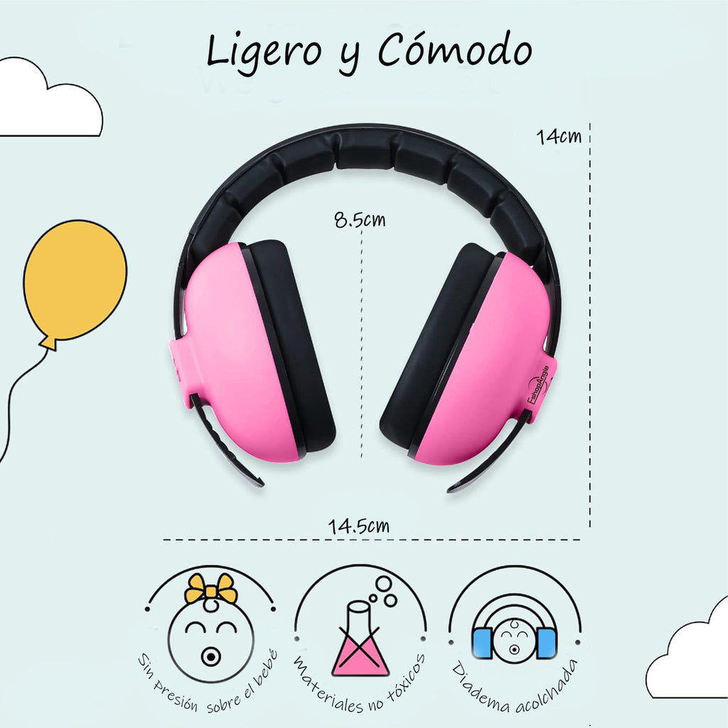 Orejeras Antiruido – Protección Auditiva Óptima para Bebés y Niños