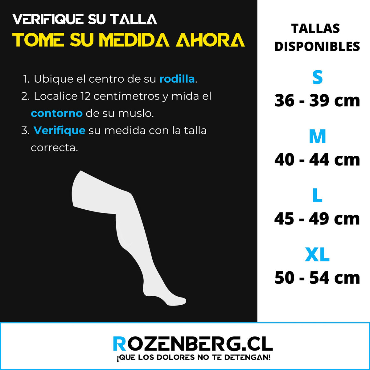 Rozenberg Rodilleras Compresión X2 – Alivio y Protección Con Fibra De Cobre