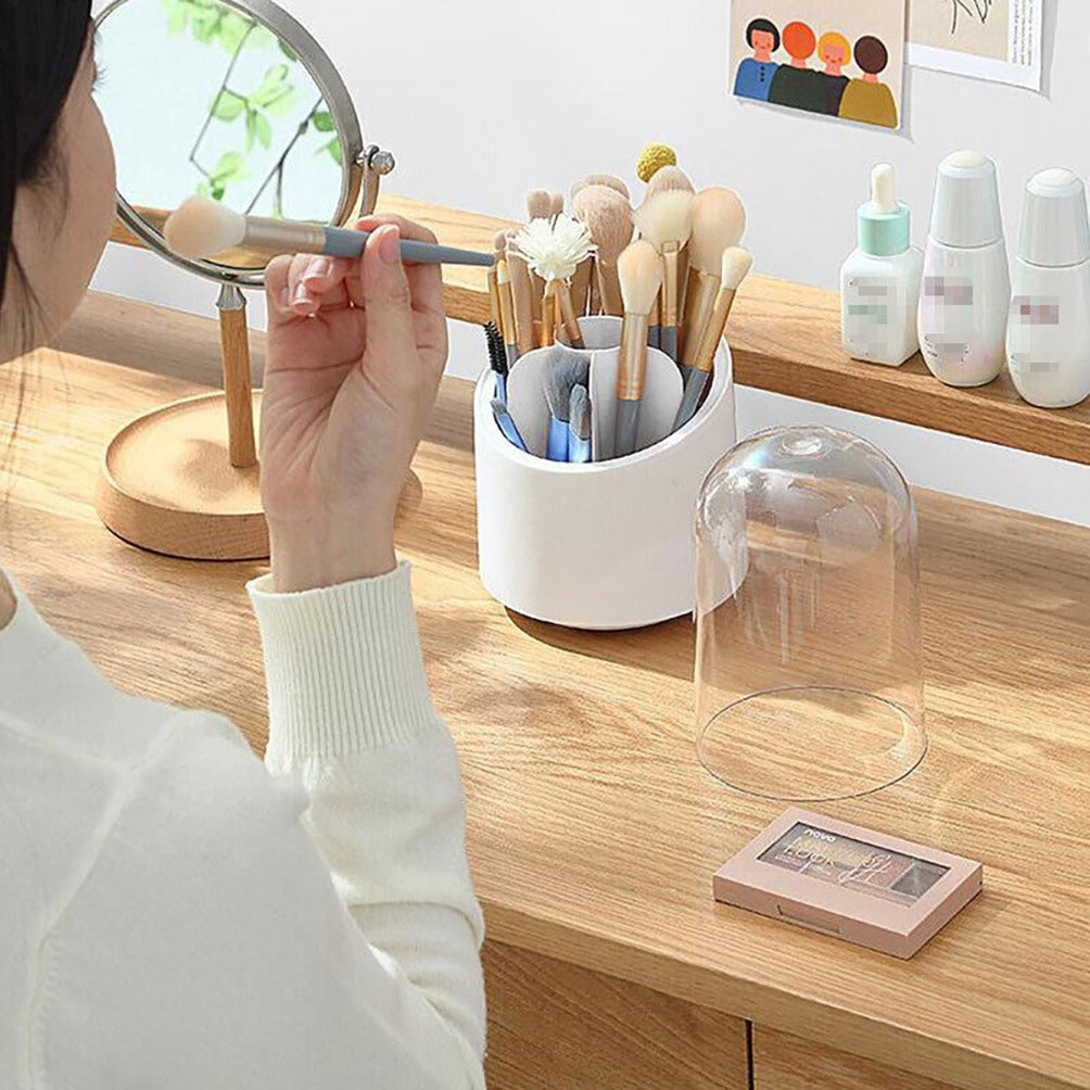 Organizador 360 Giratorio – Organización Eficiente Para Brochas y Lápices Cosméticos