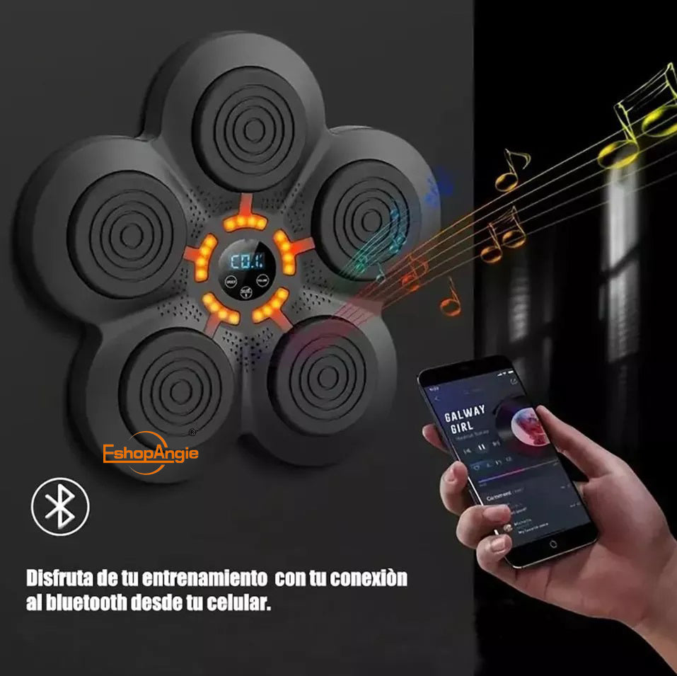 Máquina De Boxeo Entrenamiento Musical Inteligente Bluetooth – Mejora Tu Tiempo De Reacción