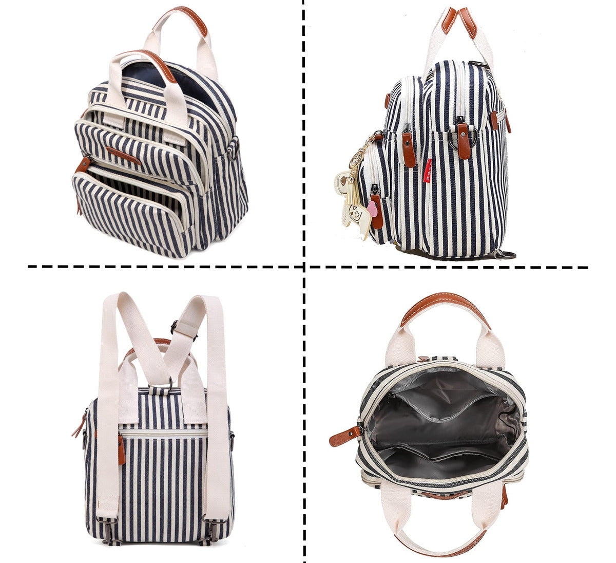 Bolsa Mochila Pañalera Multifuncional – Organización y Estilo Para Madres
