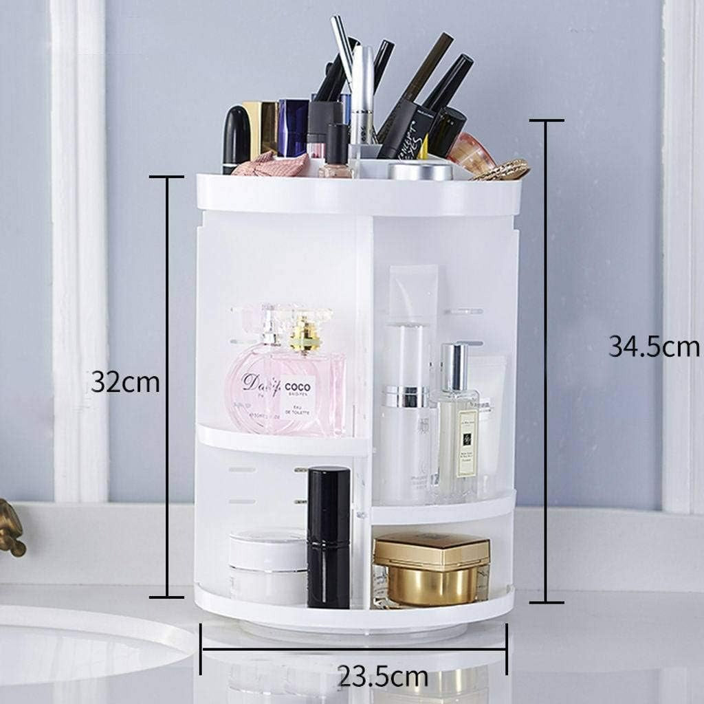 Organizador De Maquillaje Cosmetiquero Giratorio 360 Grados – Almacenamiento Eficiente y Elegante