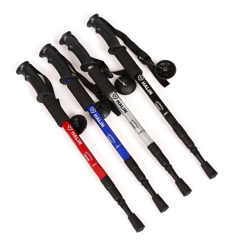 Bastón Trekking 3 Tramos – Soporte Antishock para Aventura