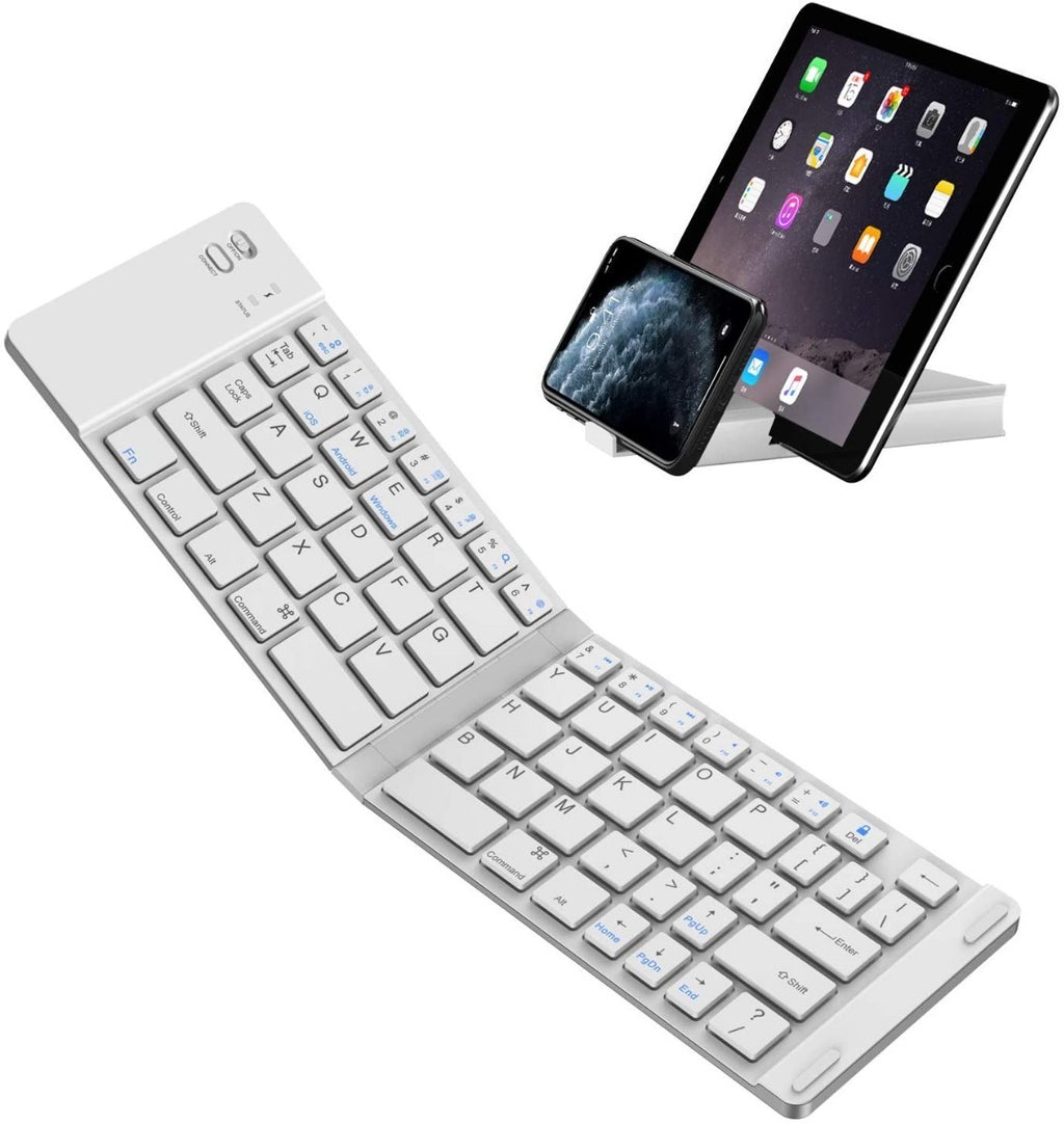 TecladoPro Mini Teclado Inalambrico Plegable – Diseño Ultra Delgado y Portátil