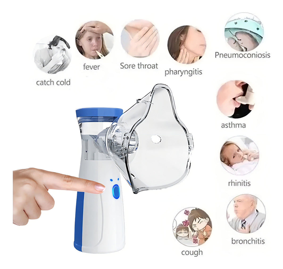 Nebulizador Salud Pro Blanca – Eficaz Solución Para Afecciones Respiratorias