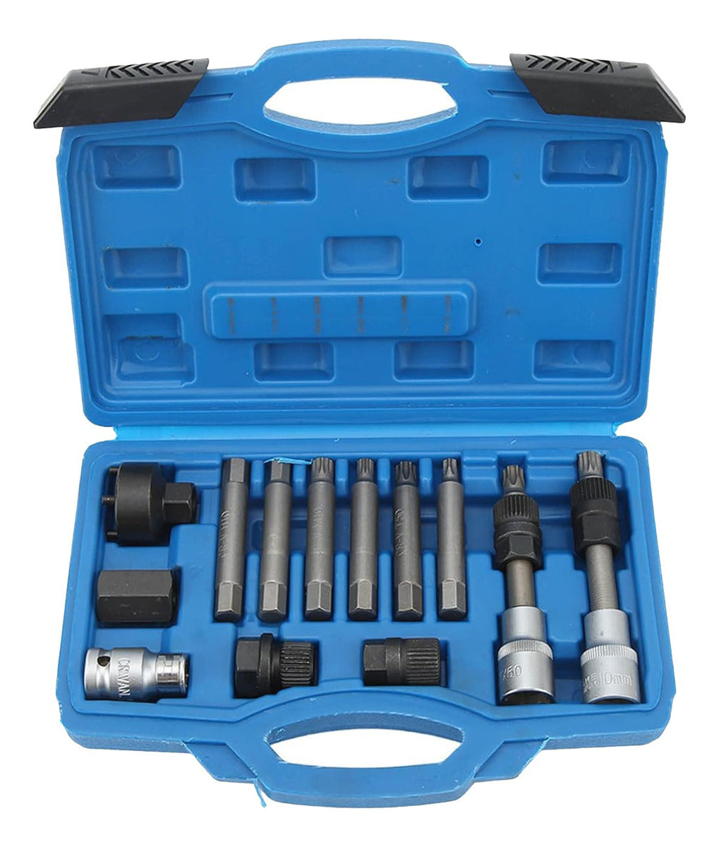 XYZ Puntas Dados Extractor De Poleas 13pzs – Extracción Rápida y Eficiente