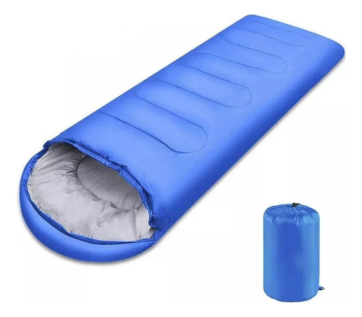 AventuraCasa Saco De Dormir Camping Con Gorro – Comodidad y Calidez en Noches Frías