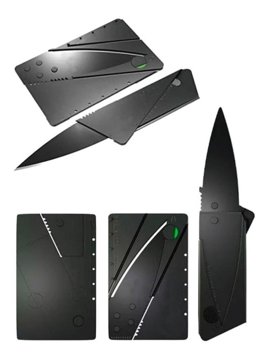 Cuchillo Tarjeta Camping – Herramienta De Emergencia Compacta