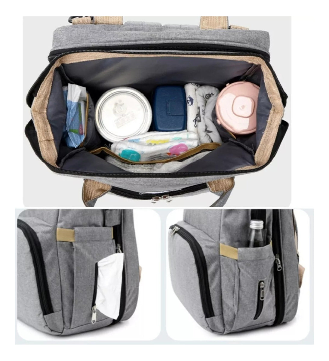 Mochila De Pañales – Gran Capacidad Y Organización Para Mamás En Movimiento