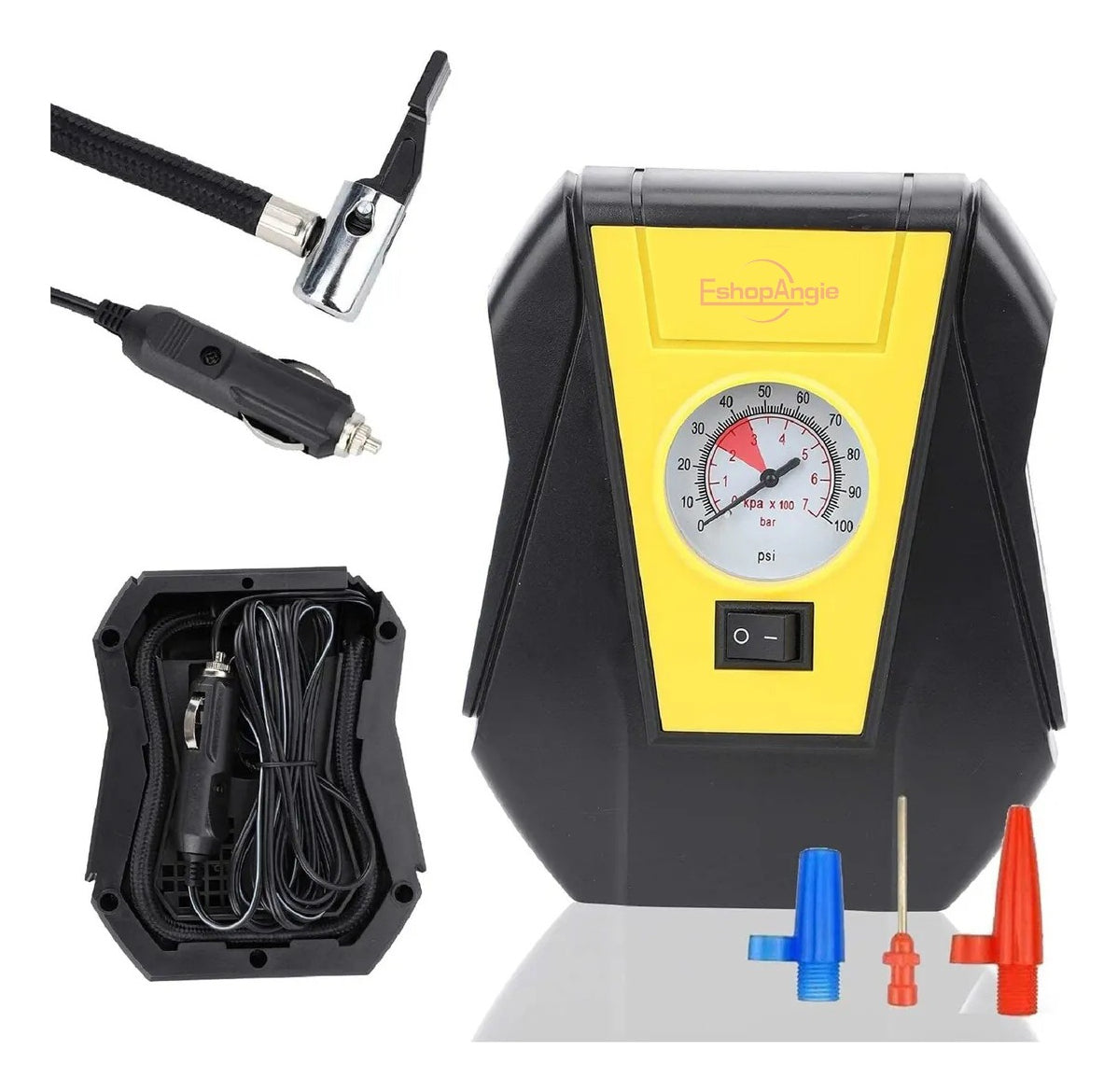 Calgary Compresor De Aire 12v – Inflado Rápido Y Preciso