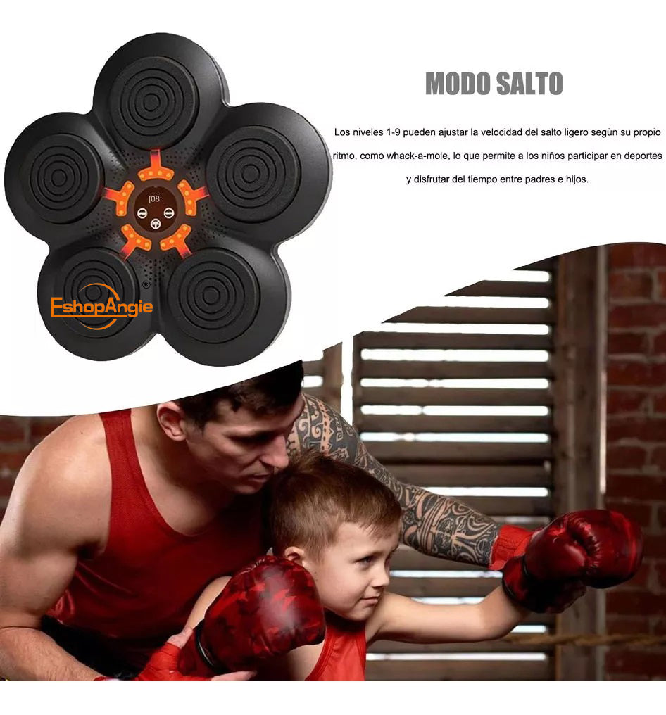 Máquina De Boxeo Entrenamiento Musical Inteligente Bluetooth – Mejora Tu Tiempo De Reacción