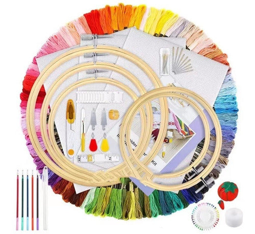 Set De Agujas Para Bordado – Incluye Kit De Hilos De Bordar