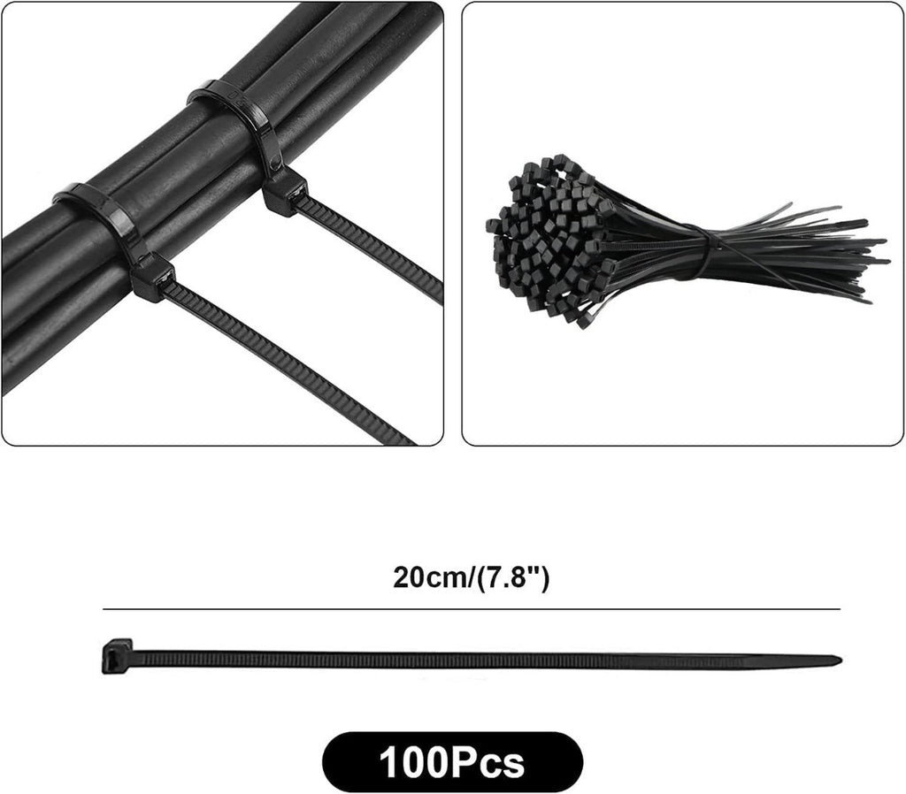 tuMarca Kit Organizador De Gestión De Cables De 173 Piezas – Solución Completa Para Mantener Cables Ordenados
