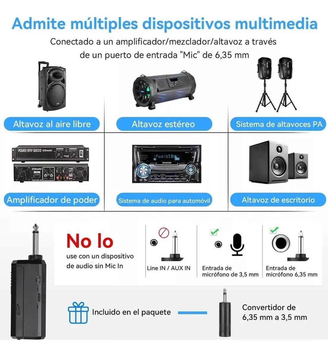 Micrófono Inalámbrico Profesional Karaoke Kit 2pcs – Calidad de Sonido Excepcional