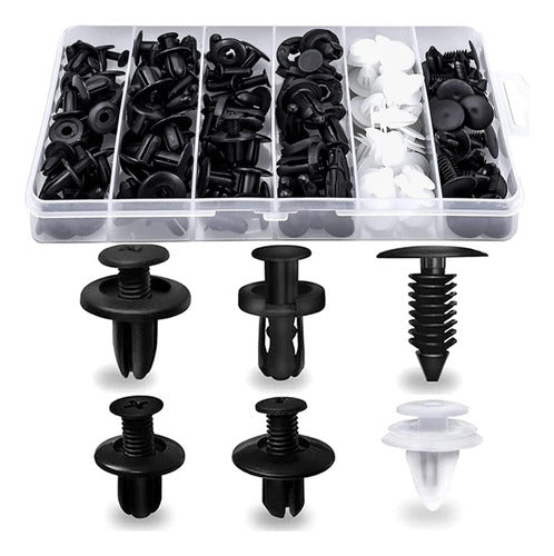 AutoSujeción Set Clip Remache Plástico – Solución Duradera para Vehículos