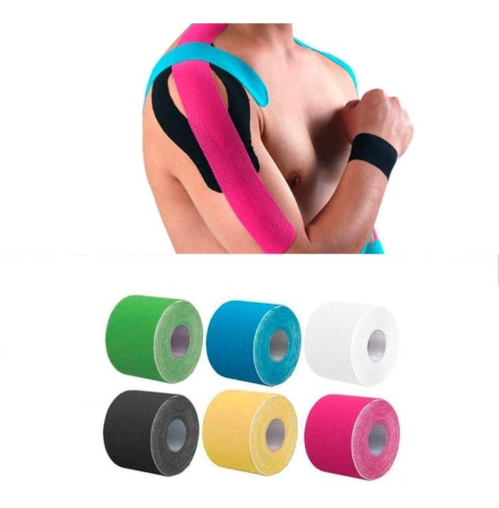Cinta Kinesiológica Soporte Muscular 5cm 5mts – Alivio para Molestias Musculares