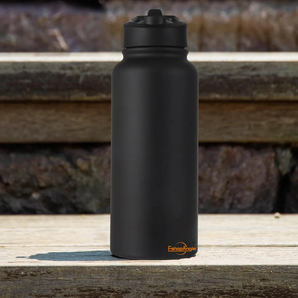 Termo Botella Agua Térmica Acero Inoxidable – Retención de Temperatura de 12 Horas Caliente y 24 Horas Fría