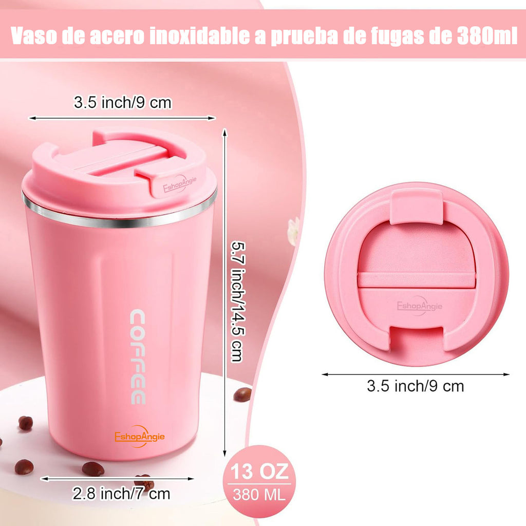 Termo Mug Café – Acero Inoxidable Portátil 380ml