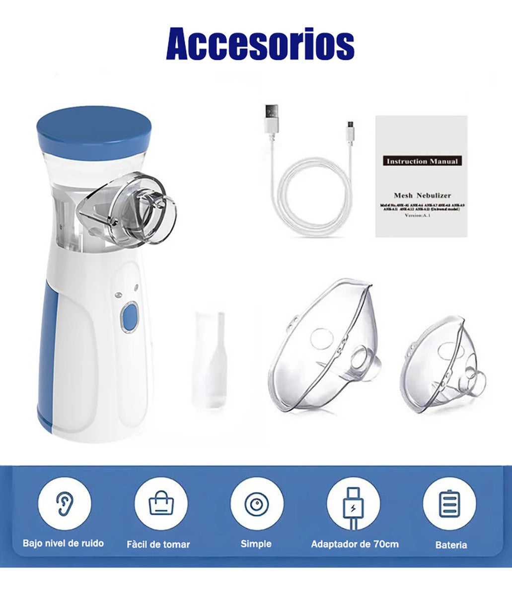 Nebulizador Salud Pro Blanca – Eficaz Solución Para Afecciones Respiratorias