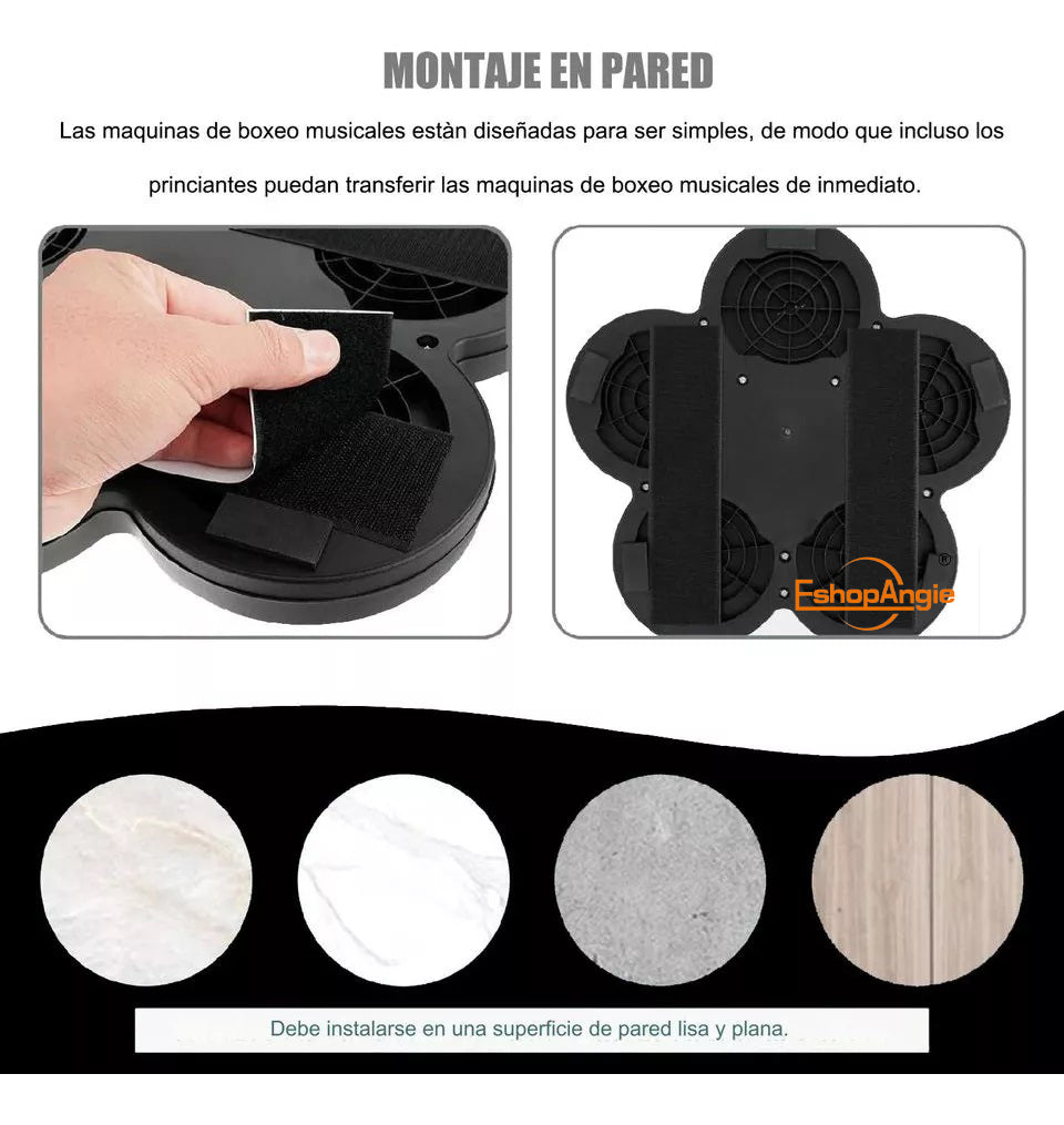 Máquina De Boxeo Entrenamiento Musical Inteligente Bluetooth – Mejora Tu Tiempo De Reacción