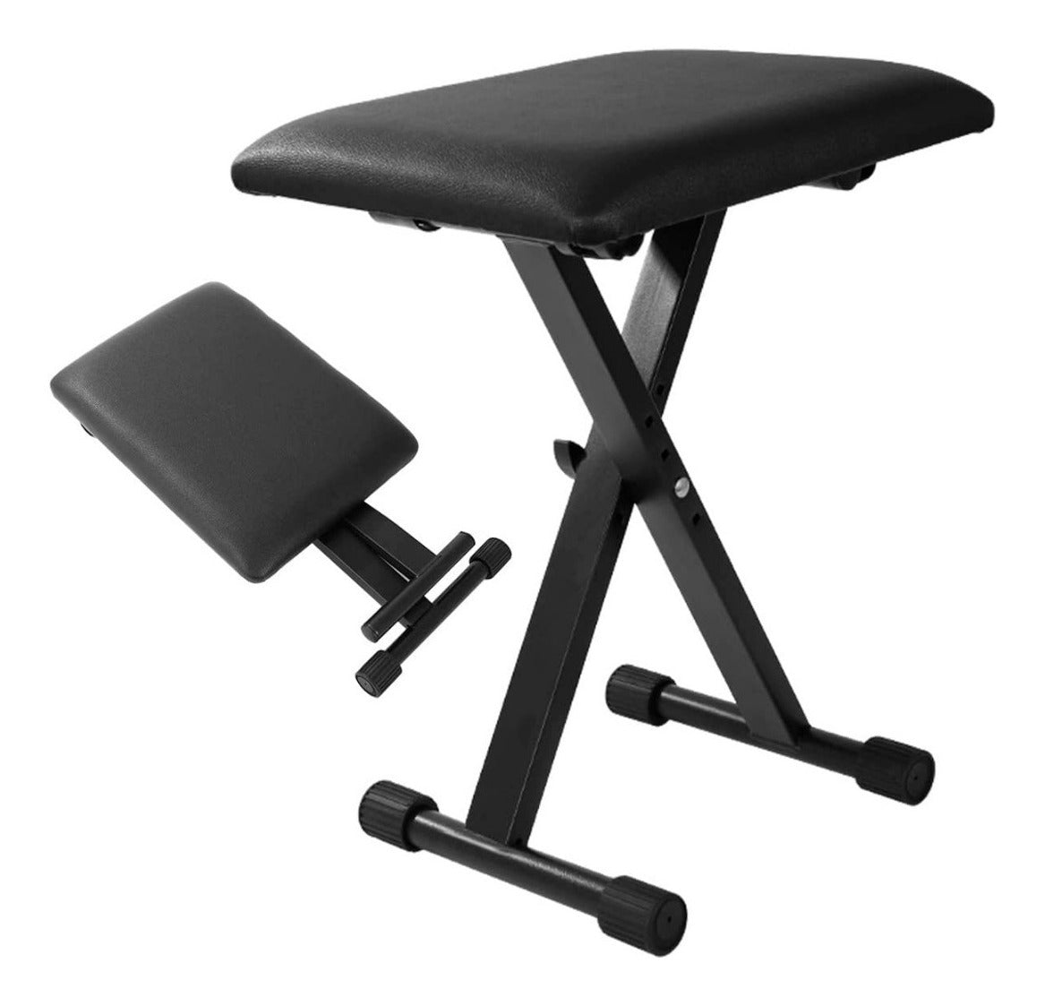 Banca De Teclado Plegable Estilo X – Ajustable Y Cómoda
