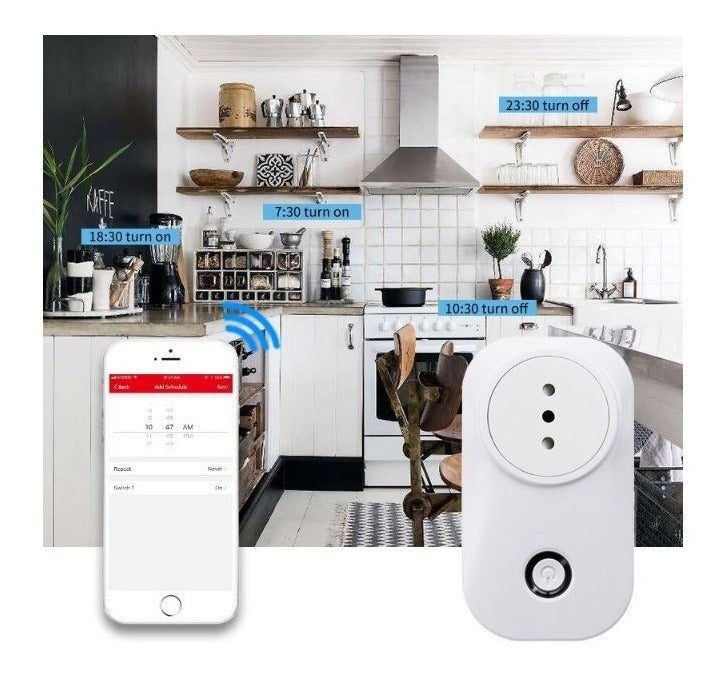 SmartHome Enchufe Inteligente Wifi 10A – Control Remoto Desde Su Celular