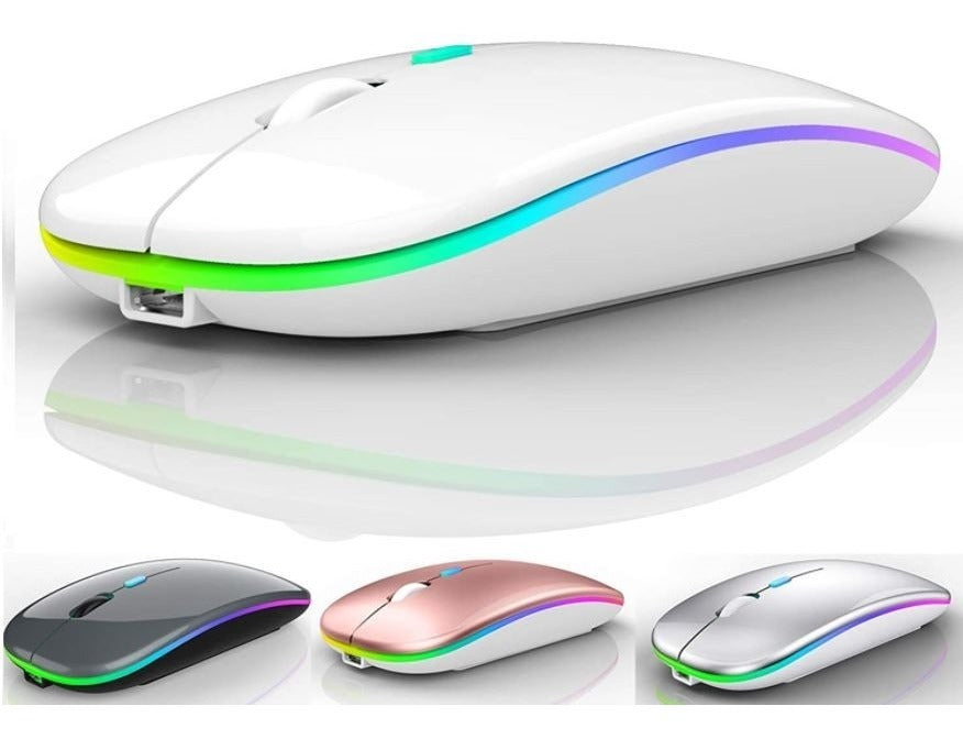 XYZ Mouse Bluetooth Inalámbrico 2.4g – Silencioso y Recargable