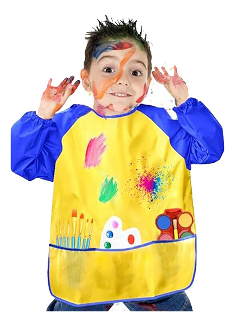 Babero Delantal Pechera Niño Niña – Impermeable y Fácil de Limpiar