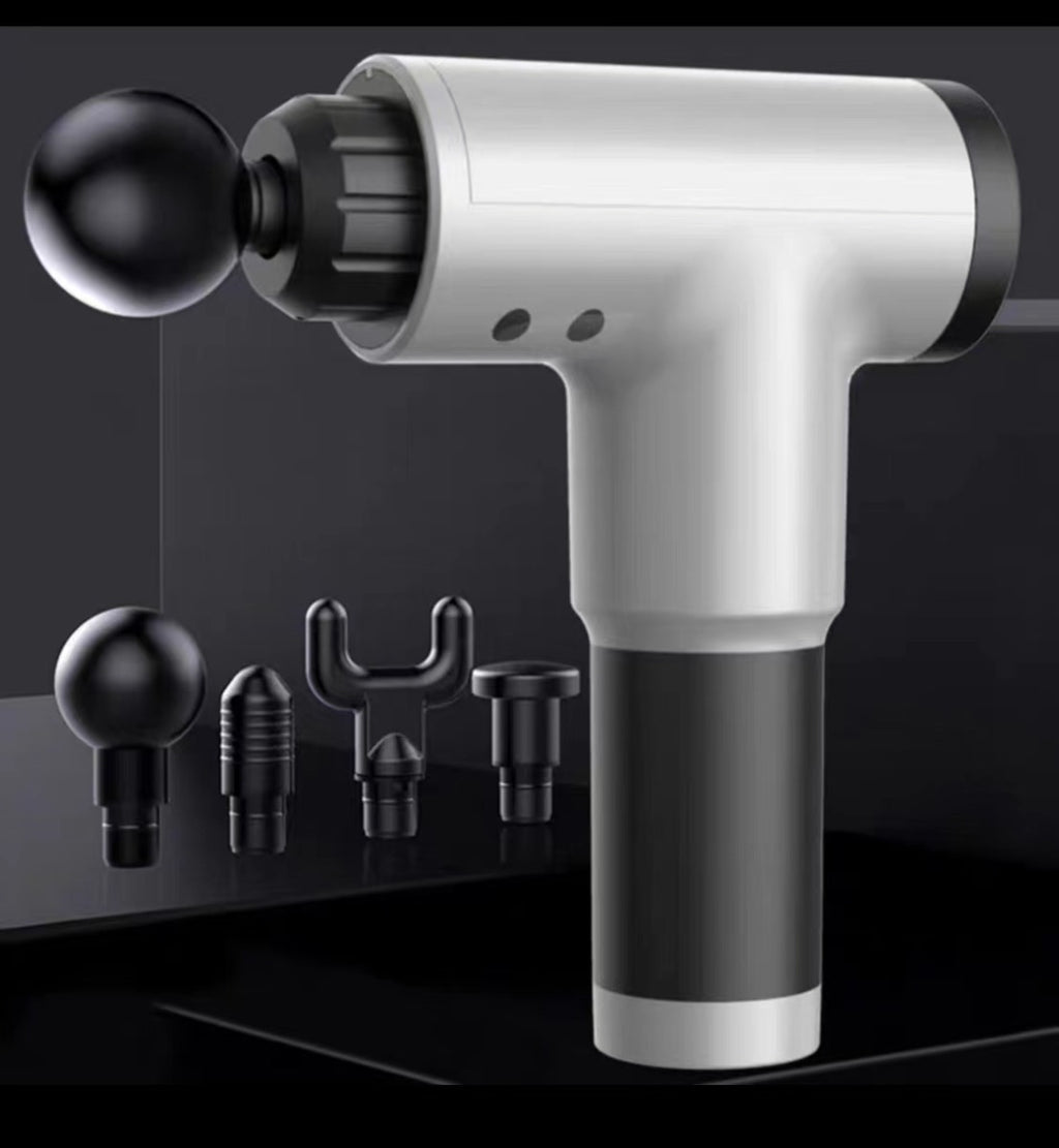 SaludPro Pistola Masajeador Muscular Facial – Alivio Efectivo del Dolor Muscular