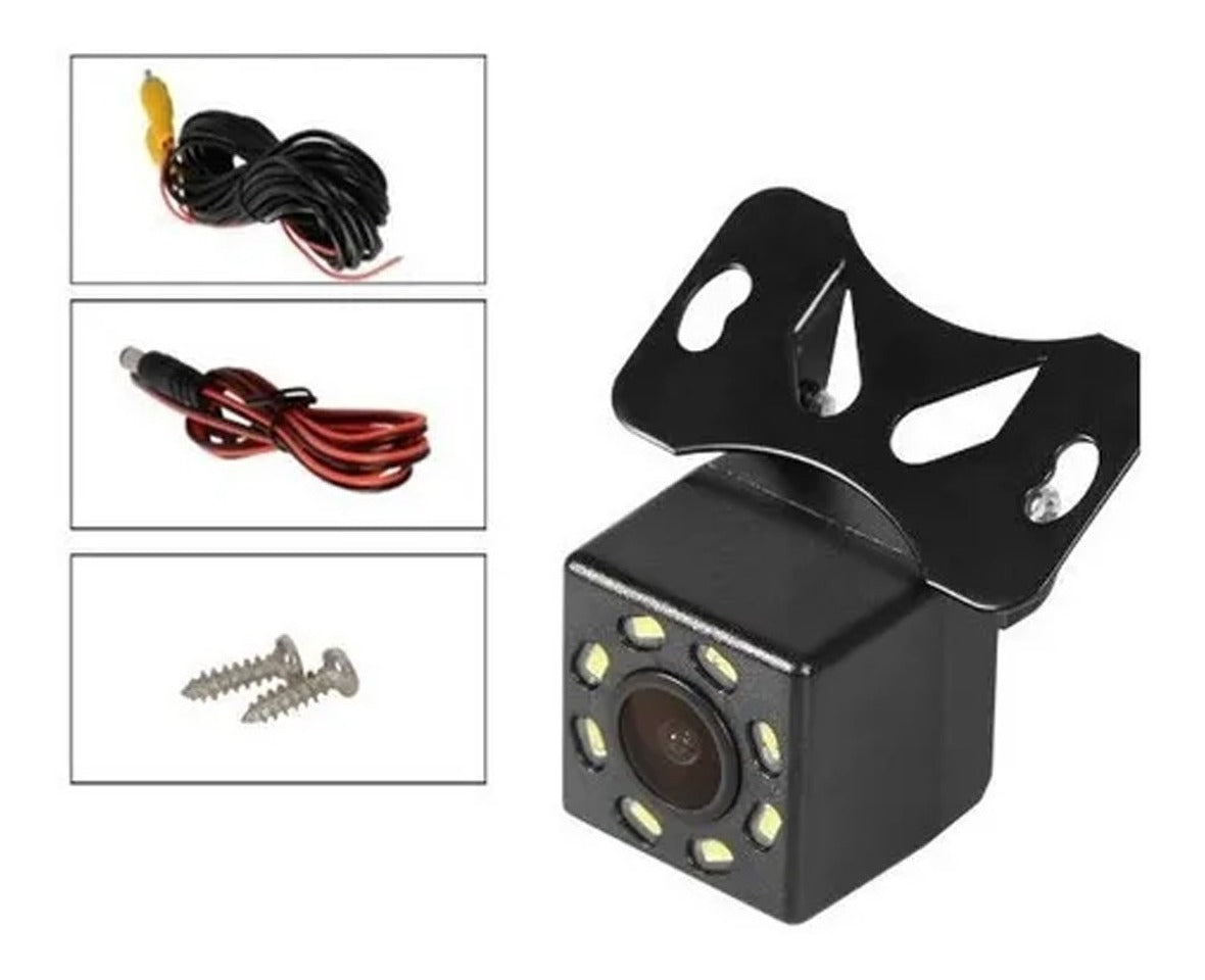 Cámara Autoretroceso Visión Nocturna 4 Led IP68 – Amplio Ángulo de Visión