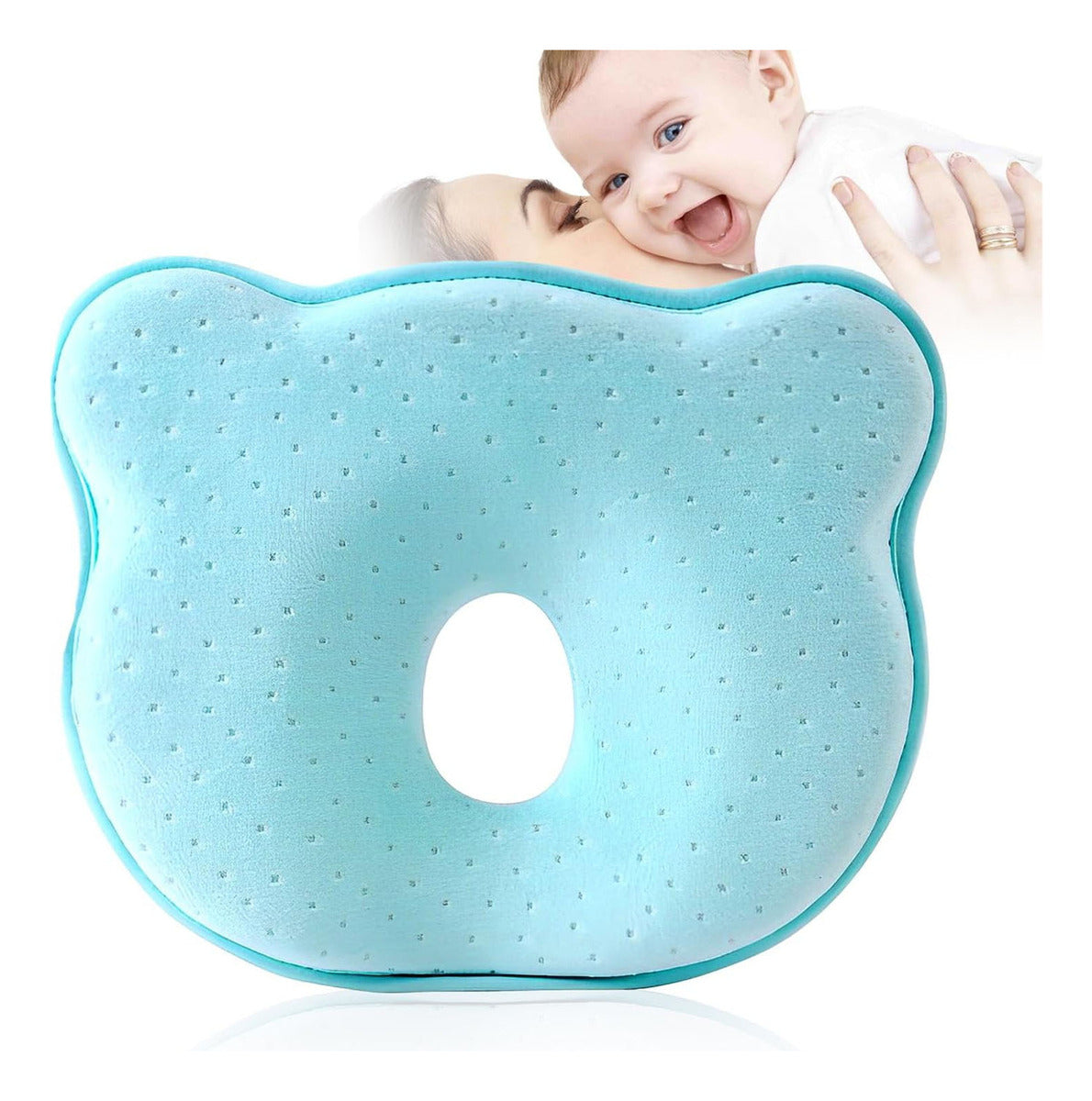 Almohada Para Bebé Soft – Soporte Antiplagiocefalia Cabeza Plana