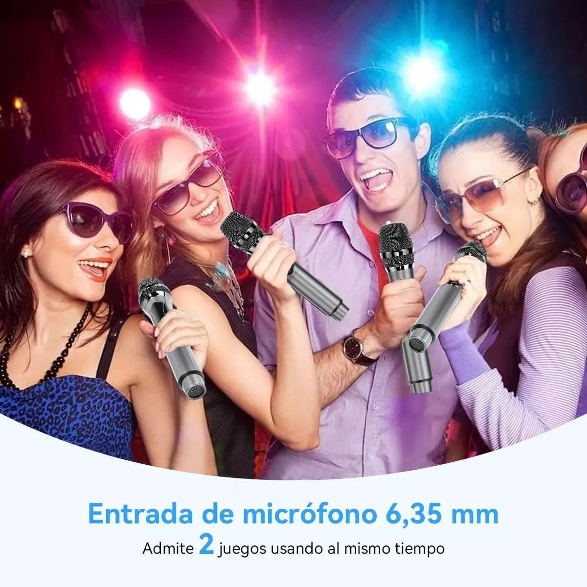 Micrófono Inalámbrico Profesional Karaoke Kit 2pcs – Calidad de Sonido Excepcional
